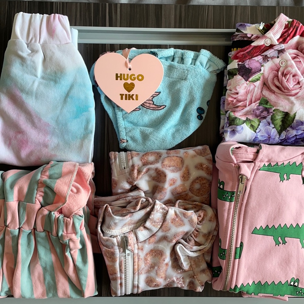New Romney loves lulu & Hugo loves Tiki size 6-12